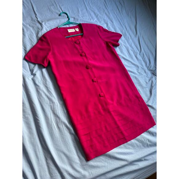 vintage 80s fuchsia Special Editions dress - Picture 5 of 5